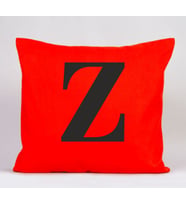 Z Harfli Yastık (Turuncu)