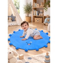 80 Cm Bebek Oyun Halısı (Mavi)