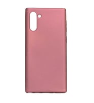 Galaxy Note 10 Kılıf Kamera Çıkıntılı Soft Silikon (Mürdüm)