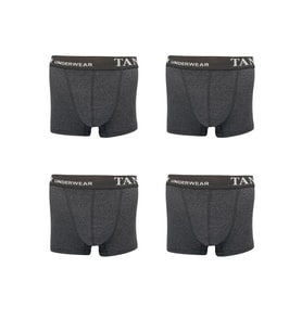 Tan Yıldız 4'lü Likralı Erkek Boxer (Antrasit)
