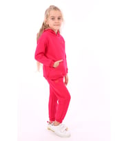 Toontoy Unisex Çocuk Nakışlı Sweatshirt (Fuşya)