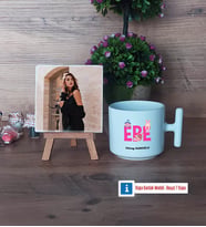 Ebe Fotoğraflı Dekoratif Taş, Kupa Bardak Beyaz Hediye (Model 12)