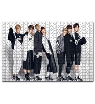 Cakapuzzle BTS Kore Pop Baştanaşağı Puma  Puzzle Yapboz MDF (Ahşap) (500 Parça)