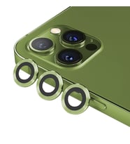BİNANO Mini Metal Ring Iphone 11 Pro/11 Pro Max Lens Koruyucu 3'lü Takım (Yeşil)
