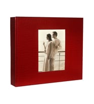 10×15cm 600’lük Deri Fotoğraf Albümü (Bordo)