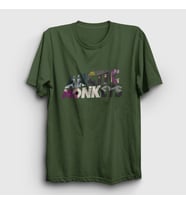 Presmono Unisex Sarı Mask Arctic Monkeys T-Shirt 14572tt (Haki)