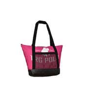 TRG POLO Fileli Kadın Plaj Çantası (Pembe)