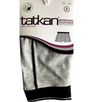 Tatkan Erkek Penye Biyeli Boxer - 6 Adet (Gri)
