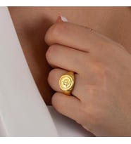 Hukuk Gümüş Yüzük (Gold)