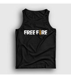 Presmono Unisex Beyaz Logo Free Fire Atlet 233358tt (Siyah)
