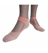 3 lü paket Kaydırmaz Taban Silikonlu Yoga  Pilates ve Spor Çorabı (Turuncu)