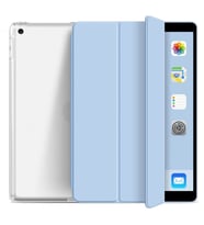 Apple iPad Pro 10.5 Kılıf PU Deri Smart Standlı Case A1701 A1709 A1852 (Açık Mavi)