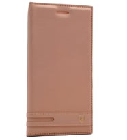 Lenovo Moto G4 Plus Kılıf Elite Kapaklı Kılıf (Gold)
