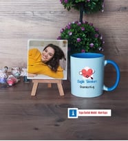 Sağlık Teknikeri Fotoğraflı Dekoratif Taş, Kupa Bardak Beyaz HediyeTıp Bayramı Hediyesi (Model 4)