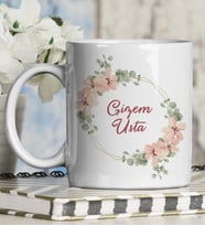 Kişiye Özel Tasarım Kupa Bardak 98554 (Turkuaz)