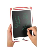 Çılgıntrend Çocuklar Için Deneme Yazı Resim Çiz Sil Yazı Tableti Kalemli Akıllı Defter Pano (Pembe)