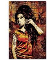 Cakapuzzle Amy Winehouse Afiş Görseli Puzzle Yapboz MDF (Ahşap) (1000 Parça)