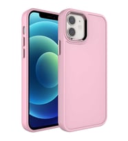 Uyumlu Model Apple iPhone 11 Kılıf Kamera Çerçeveli Arka Kısmı Temizlenebilir Kapak (Açık Pembe)