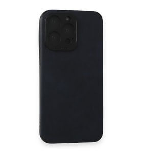 IPHONE 15 PRO UYUMLU LOOP DERİ SİLİKON KILIF (Lacivert)