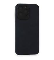 IPHONE 15 PRO UYUMLU LOOP DERİ SİLİKON KILIF (Lacivert)
