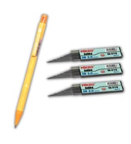 2.0 Mm Kalın Uçlu Versatil Kalem 1 Adet ve 2.0 Mm Kalın Uç Siyah 3 Adet (Sarı)