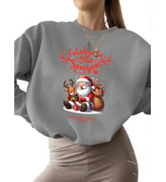erkek unisex kadın kalın bisiklet yaka Sweatshirt Bej Sweatshirt 3 iplik şardonlu Mevsimi kutlayın (Gri)