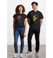 Deadpool & Wolverine Bff T-shirt Seti (Siyah)