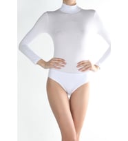 Miorre Uzun Kol Çıtçıtlı Yarım Balıkçı Body (Beyaz)