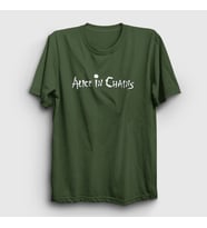 Presmono Unisex Beyaz Alice In Chains T-Shirt 8054tt (Haki)