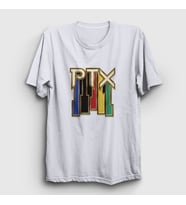 Presmono Unisex Sarı Vintage Pentatonix T-Shirt 75497tt (Beyaz)