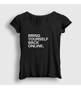 Presmono Kadın Beyaz Online Westworld T-Shirt 224887tt (Siyah)