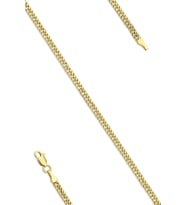 14 Ayar Altın Sık Gurmet Bileklik 2.80 mm (Rose)