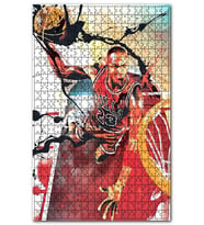 Cakapuzzle Michael Jordan Art Afiş Görseli Puzzle Yapboz MDF (Ahşap) (500 Parça)