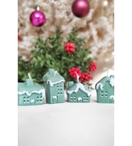 Mum Masal Diyarı No:9, Soya Mumu Dekorasyon Tamamlayıcı (Yeşil)