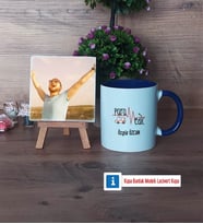 Paramedik Fotoğraflı Dekoratif Taş, Kupa Bardak Beyaz Hediye (Model 3)