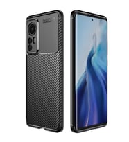 Xiaomi Mi 12 Kılıf Karbon Silikon Case Kapak (Siyah)