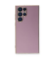 Microsonic Samsung Galaxy S24 Ultra Kılıf Olive Plated Siyah (Lila)