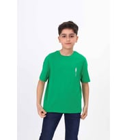 Toontoy Erkek Çocuk Baskılı Tişört (Koyu Yeşil)