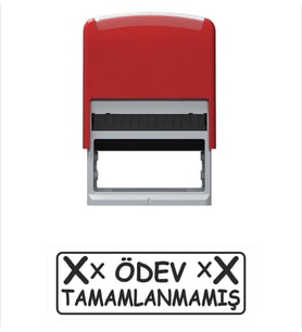 Ödev Tamamlanmamış Öğretmen Kaşesi (Siyah)