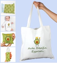 eJOYA Bebeklere Özel Çantasında Kişiye Özel Battaniye Zıbın Biberon Ve Yastık Bebek Hediye Seti 109925 (Mavi)