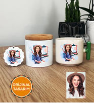 Kişiye Özel Karikatürlü Diş Hekimi Hediye Seti T Kupa, Kalemlik, Anahtarlık Diş Hekimleri Günü Hediyesi Kadın Diş Hekimine Hediye (Yeşil)