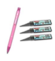2.0 Mm Kalın Uçlu Versatil Kalem 1 Adet ve 2.0 Mm Kalın Uç Siyah 3 Adet (Pembe)