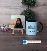 Matematik Mühendisi Fotoğraflı Dekoratif Taş, Kupa Bardak Beyaz Hediye (Model 11)