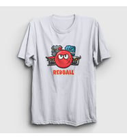 Presmono Unisex Sarı Crew Oyun Red Ball T-Shirt 356950tt (Beyaz)