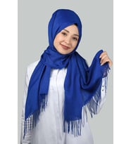 Düz Paşmina Şal (Saks)