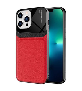 Uyumlu Model Apple iPhone 13 Pro Kılıf Parlak TPU Emiks Kapak (Kırmızı)