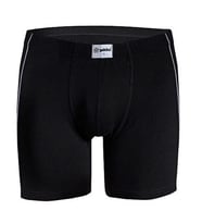 3'Lü YILDIZ 105-106-107-108 Erkek Modal Biyeli Boxer (Siyah)