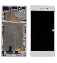 Sony Z5 Tek Hatlı Lcd Ekran Dokunmatik Çerçeveli A+++Süper Kalite (Beyaz)