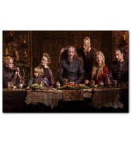 Cakapuzzle Vikingler Tüm Karakterler Yemek Masasında  Puzzle Yapboz MDF (Ahşap) (255 Parça)