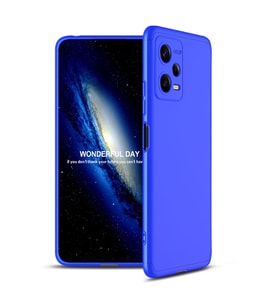 Xiaomi Redmi Note 12 5G Kılıf Zore Ays Full Koruma Kılıf (Mavi)
